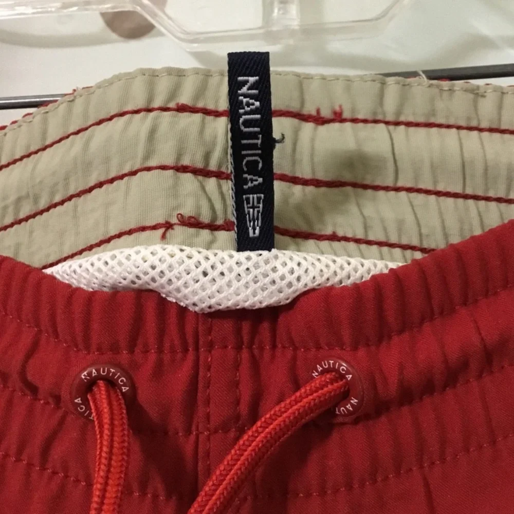 Vintage Nautica Aloha Mens Swim Trunks Beach Board Size-Large ~ Y2K